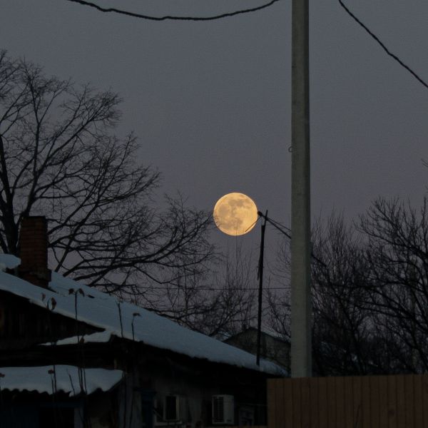 Full Moon on January 10, 2020. - Astrophotography