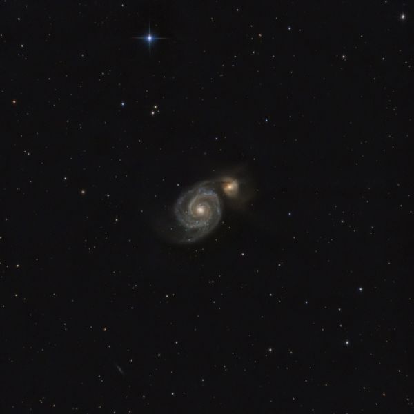 M51 Whirlpool Galaxy - Astrophotography