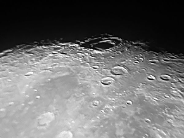 First Lunar Craters (3) - Astrophotography