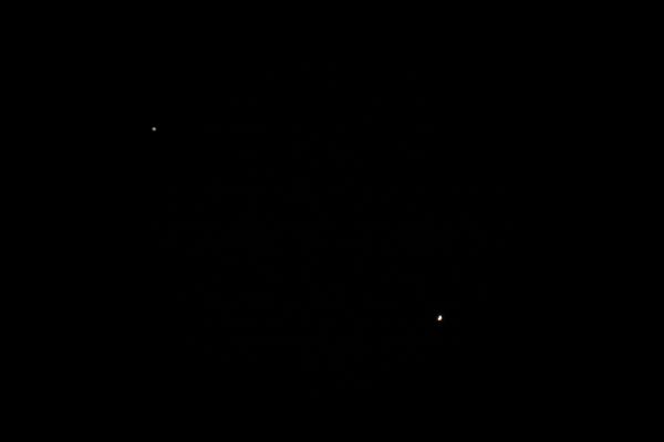 Jupiter and Venus (29 june 2015, 21:12) - Astrophotography