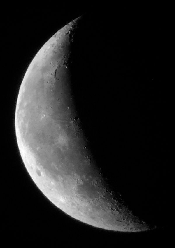 Waxing Crescent - Astrophotography