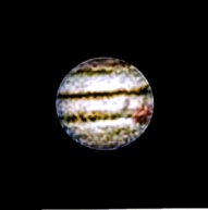 Jupiter through the Mizar Tal-1 with manual tracking. Another version. - Astrophotography