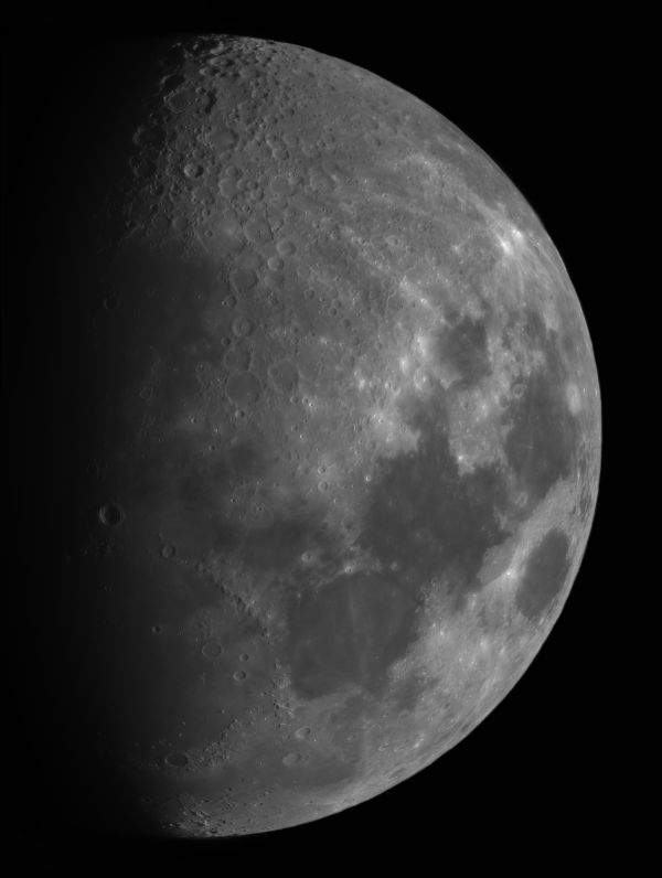 The Moon. A 75% panorama (more viewable =) ) - Astrophotography