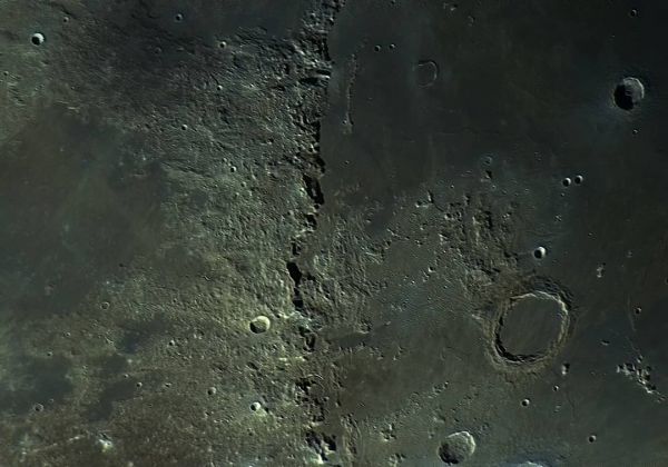 Moon, fragment - Astrophotography