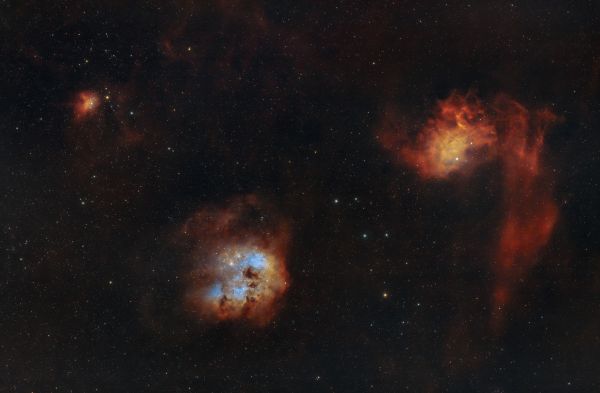 IC405 IC410 IC417 - Astrophotography
