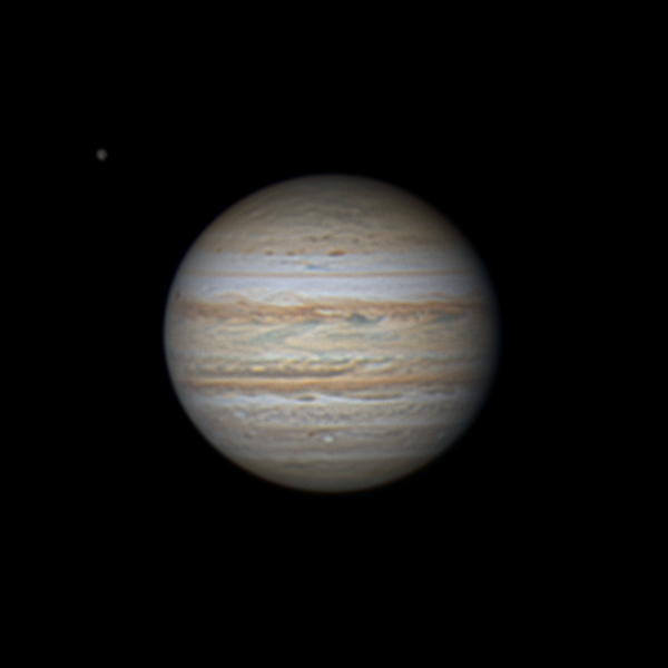 Jupiter and its moon Callisto - Astrophotography