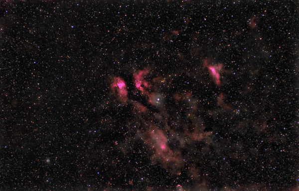 The region around the star Sadr - Astrophotography