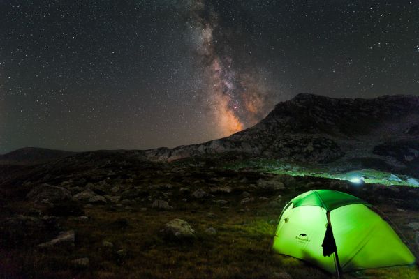 Hotel 1000 stars on Atsgar lakes - Astrophotography