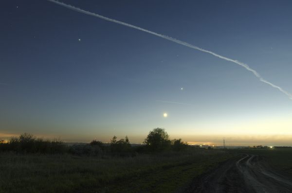 Evening landscape - Astrophotography