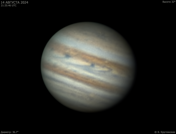 Jupiter. August 14, 2024 - Astrophotography