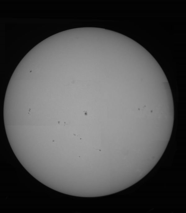 Panorama of the Sun - Astrophotography