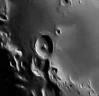 Lunar crater Theophilus - Astrophotography