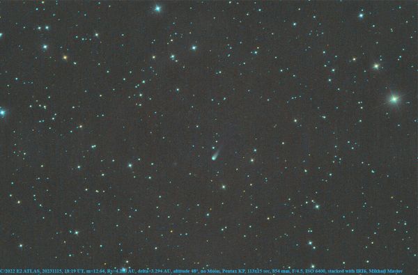 C/2022 E2 ATLAS - Astrophotography