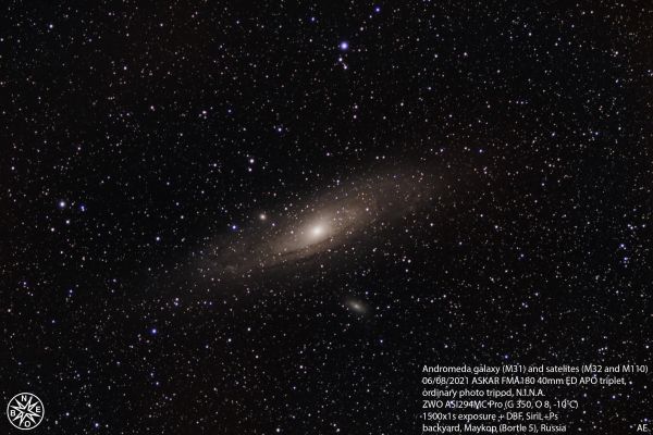 M31 - Andromeda Galaxy - Astrophotography