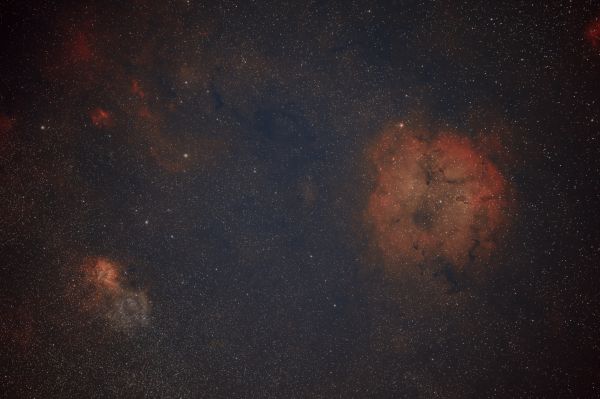 IC1396 and SH 2-132 The Lion Pulls the Elephant by Its Trunk - Astrophotography