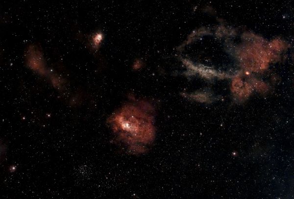 NGC7635 Nebulosa Bolla e Dintorni (Bubble Nebula) - Astrophotography