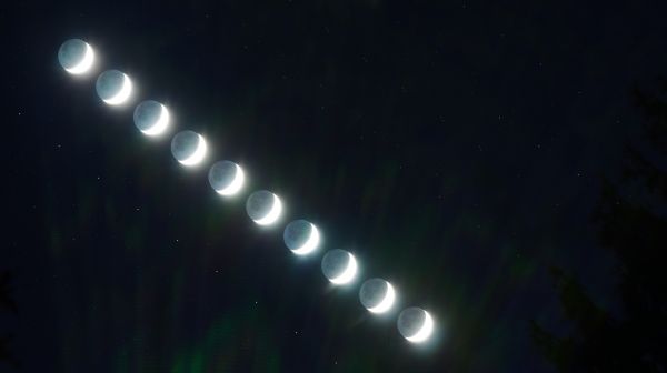 Time-lapse of the Ash Moon. 05.05.2022 - Astrophotography