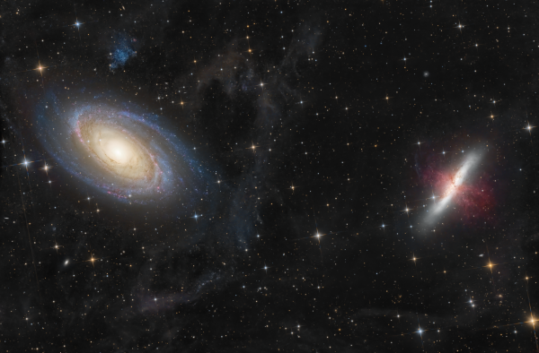 Duet of Bode's Galaxy (M81) & The Cigar Galaxy (M82) - Astrophotography