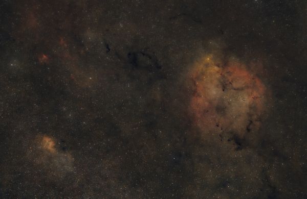 IC1396 and SH 2-132 The Lion Pulls the Elephant by Its Trunk - Astrophotography