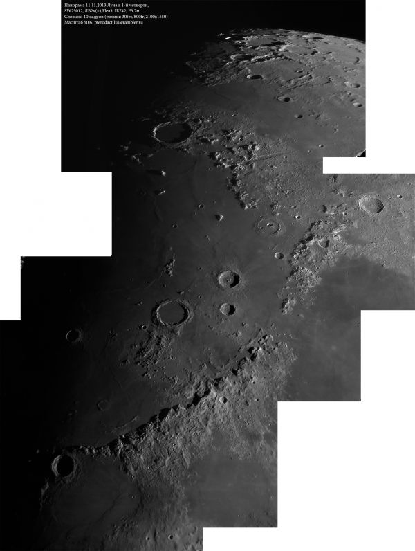 Panorama of the Caucasus - Astrophotography