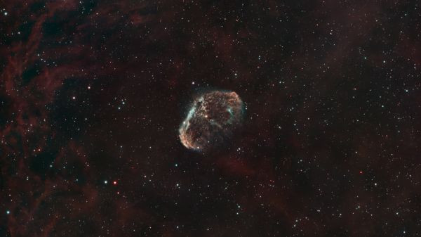NGC6888 The Crescent Nebula, also known as Caldwell 27. - Astrophotography