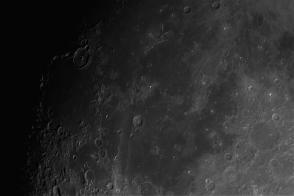 Moon on February 3, 2023, at 01:34 GMT+5. - Astrophotography