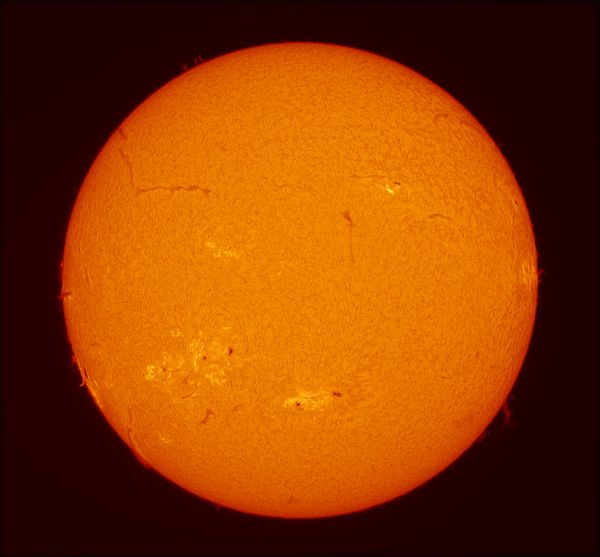 Sun on August 4 - Astrophotography