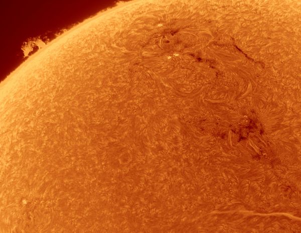 Sun with a Horse 14.09.2023 - Astrophotography