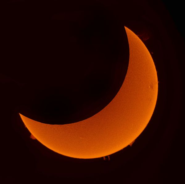 Solar Eclipse of October 25, 2022 - Astrophotography