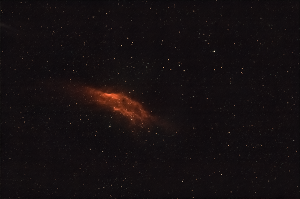 The California Nebula NGC 1499 in the constellation Perseus. 30-31.01.2025 - Astrophotography
