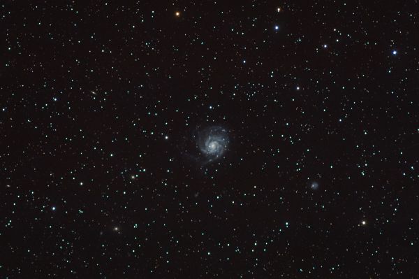 Galaxies M 101, NGC 5474, and others. - Astrophotography