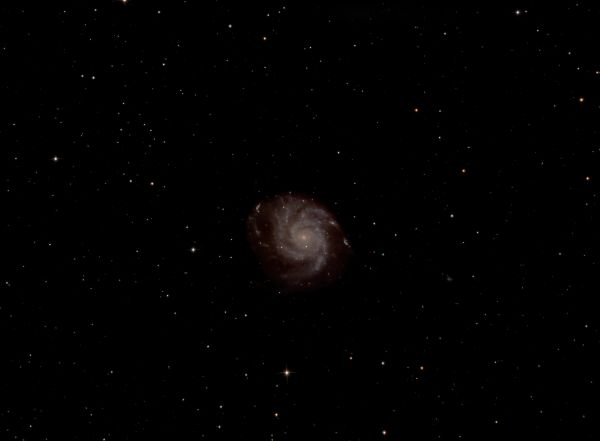 Spiral galaxy Pinwheel Messier 101 (Pinwheel Galaxy NGC 5457) - Astrophotography