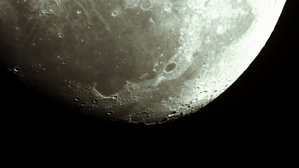 Lunar surface. - Astrophotography