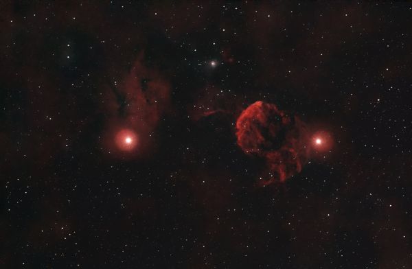 Sharpless 249 and Medusa Nebula - Astrophotography
