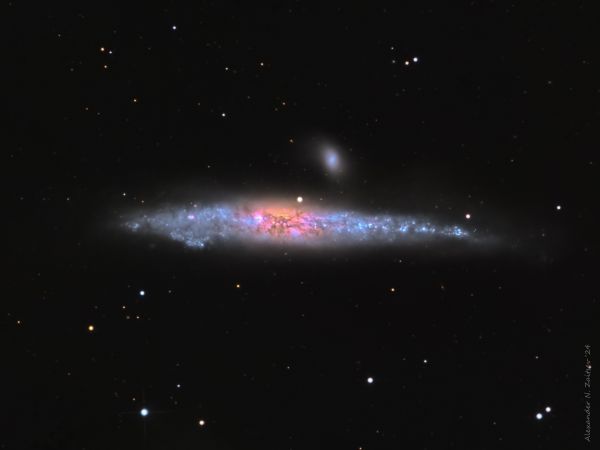 NGC4631 (Whale) in LRGB filter - Astrophotography
