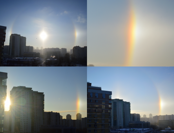 False suns are shining over Moscow once again (06.01.23) - Astrophotography