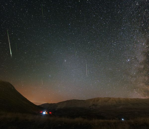 Perseids and Gegenschein - Astrophotography