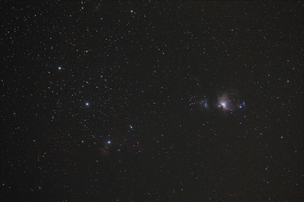 M42, Flame, C/2020 M3 (ATLAS). - Astrophotography