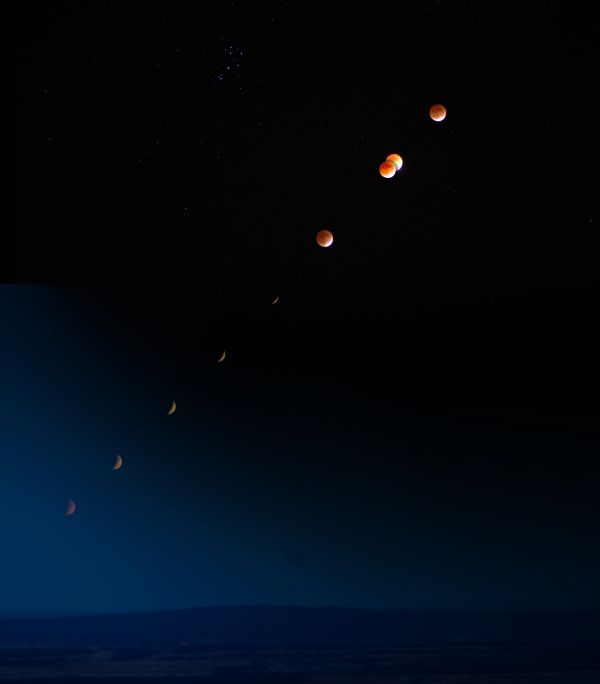 Lunar eclipse of November 19, 2021 - Astrophotography