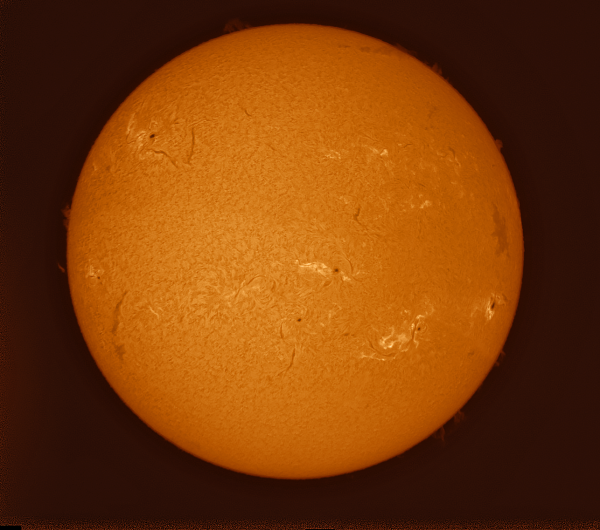 The Sun 05-08-23 colorized - Astrophotography