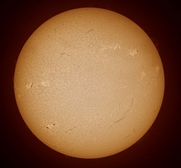 The Sun 15-04-23 colorized - Astrophotography