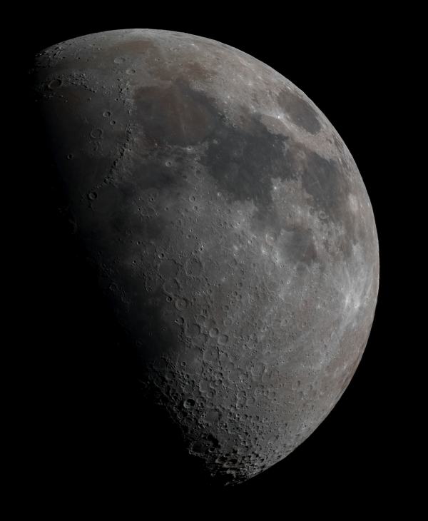 Moon panorama at prime focus, May 20, 2021 - Astrophotography