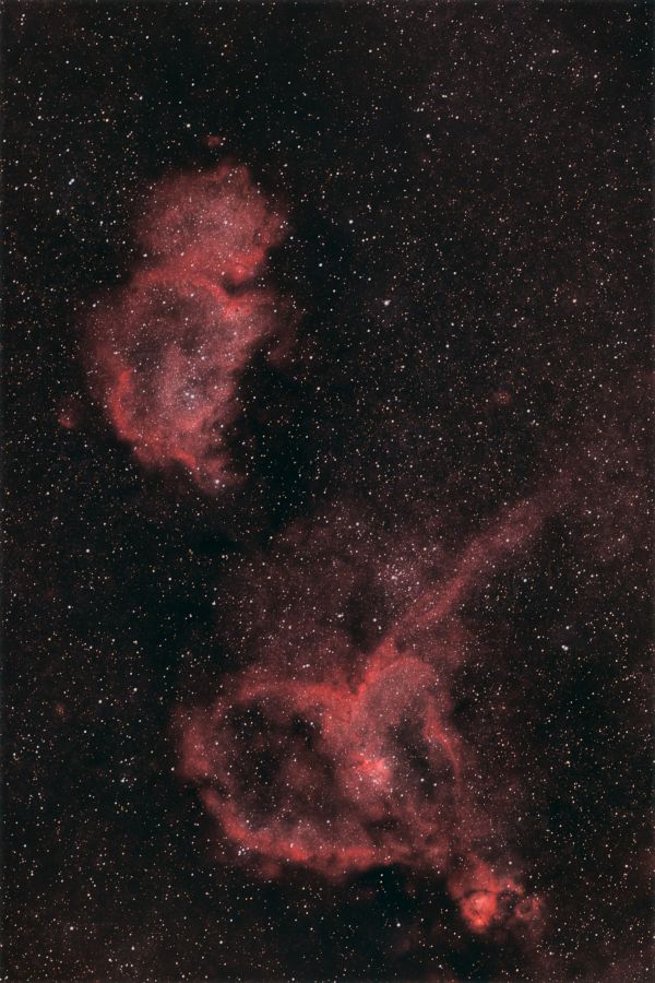 Soul and Heart of Cassiopeia - Astrophotography