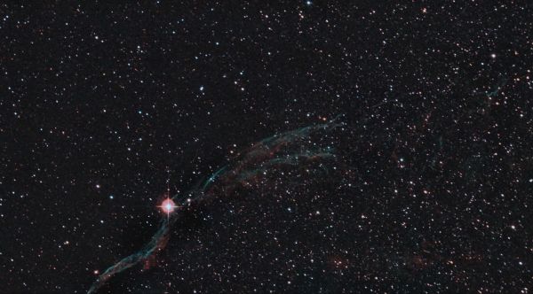 The Witch's Broom Nebula (NGC 6960) in the constellation Cygnus. May 30, 2022. - Astrophotography
