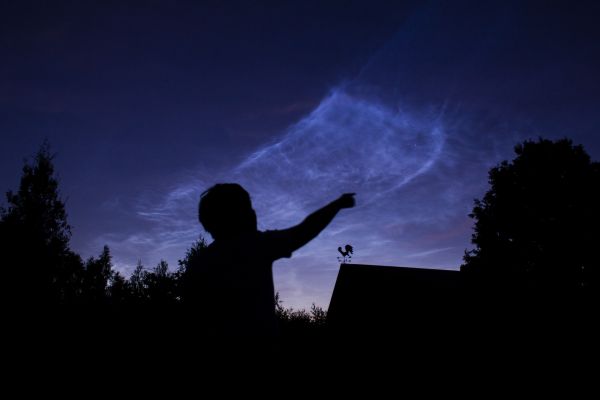 Me and noctilucent clouds - Astrophotography