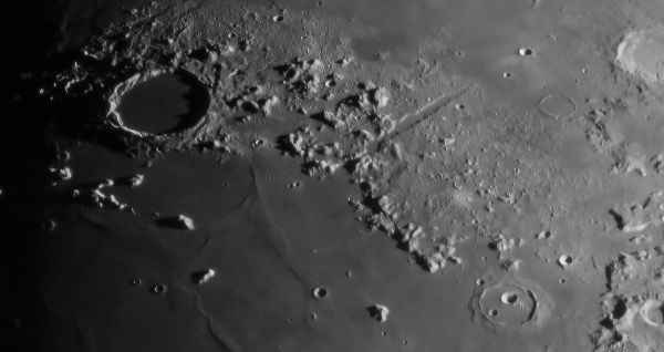 Plato and the Alpine Valley - Astrophotography