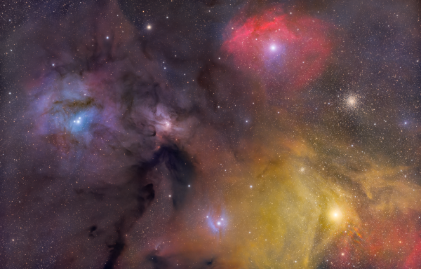 Rho Ophiuchi Cloud Complex / IC4604 (HaRGB) - Astrophotography