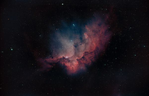 NGC7380 + SH2-142 (the Wizard Nebula) - Astrophotography