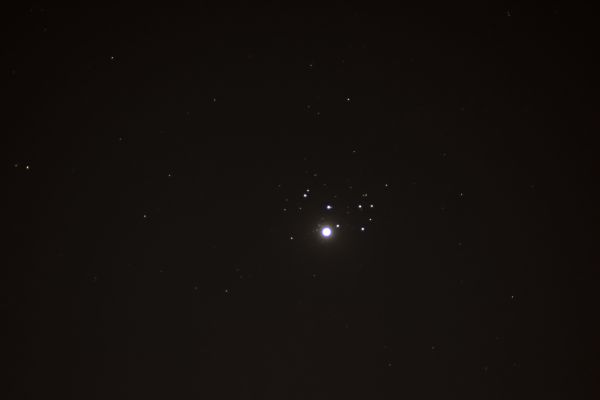 Venus in the Pleiades, April 3, 2020 - Astrophotography