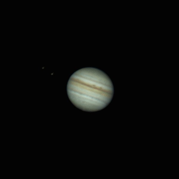 Jupiter+Europa and Io - Astrophotography